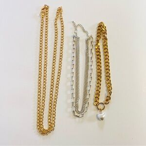 Lot of Three, Chain Necklaces